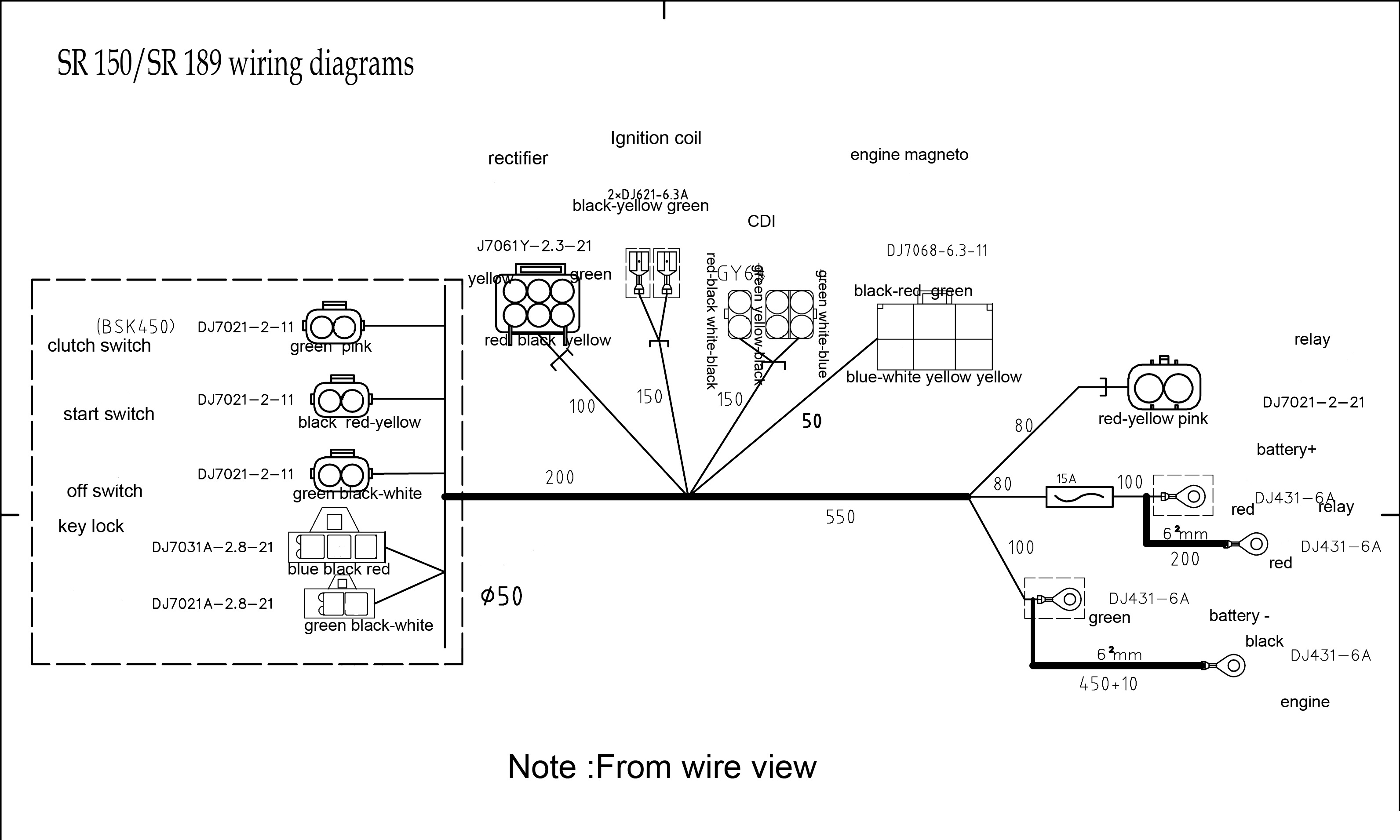 motorbike cdi wiring diagram