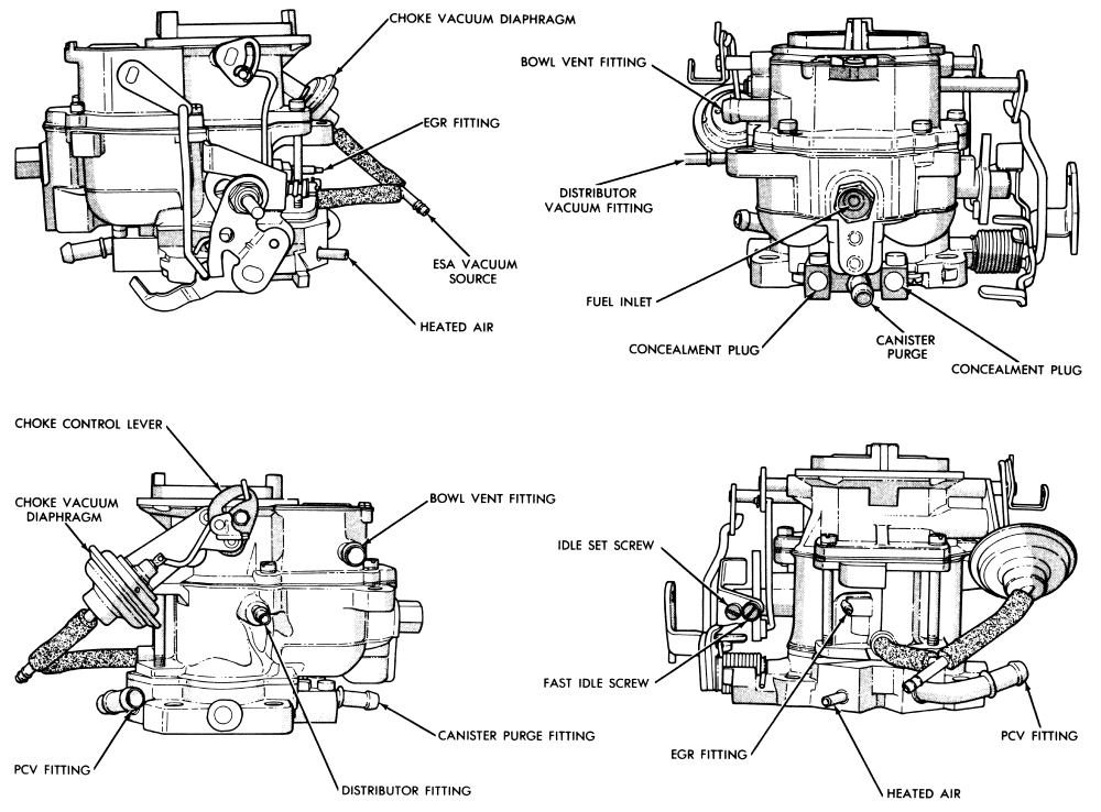 motorcraft 2100 vacuum diagram