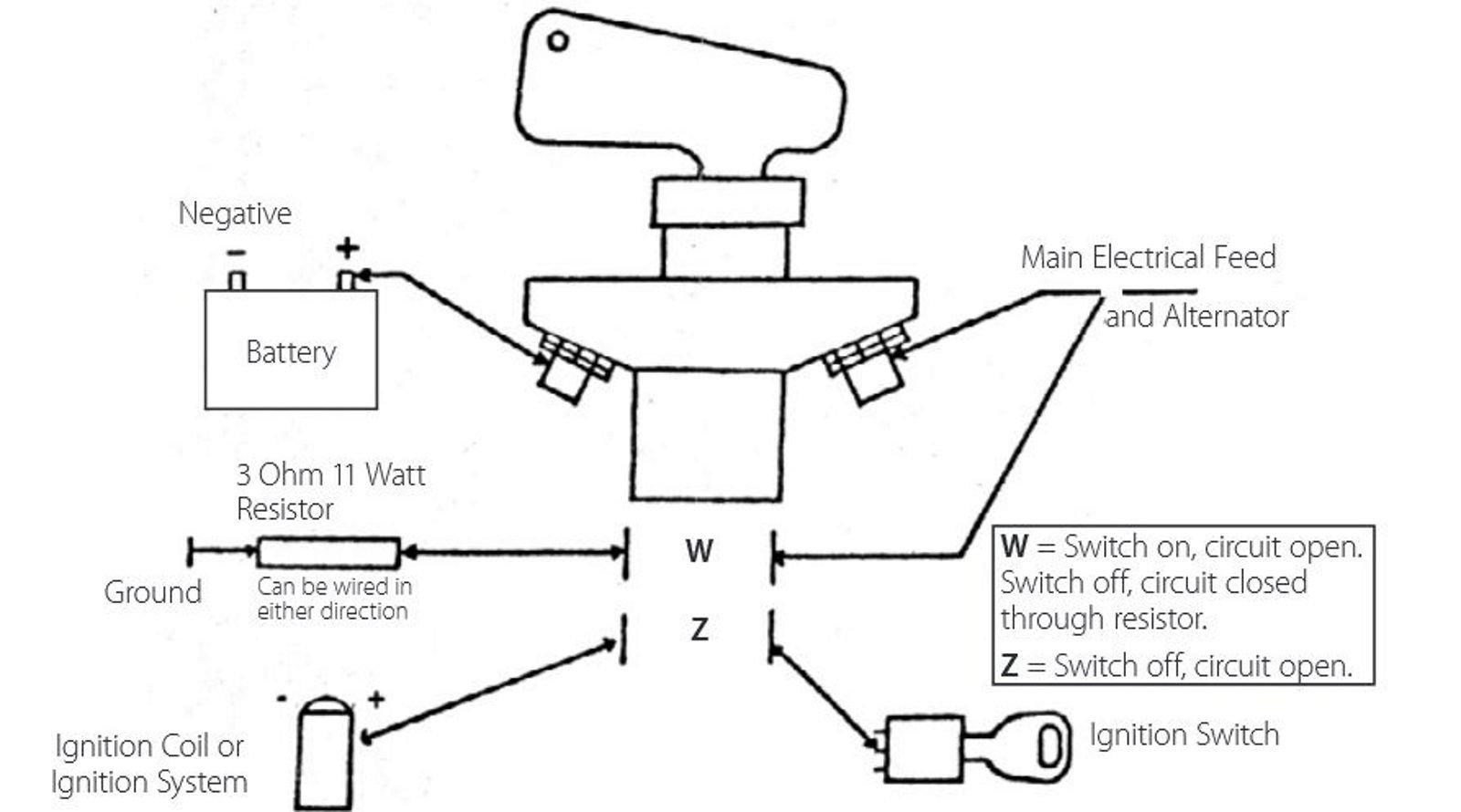 motorcycle rotating killswitch wiring diagram