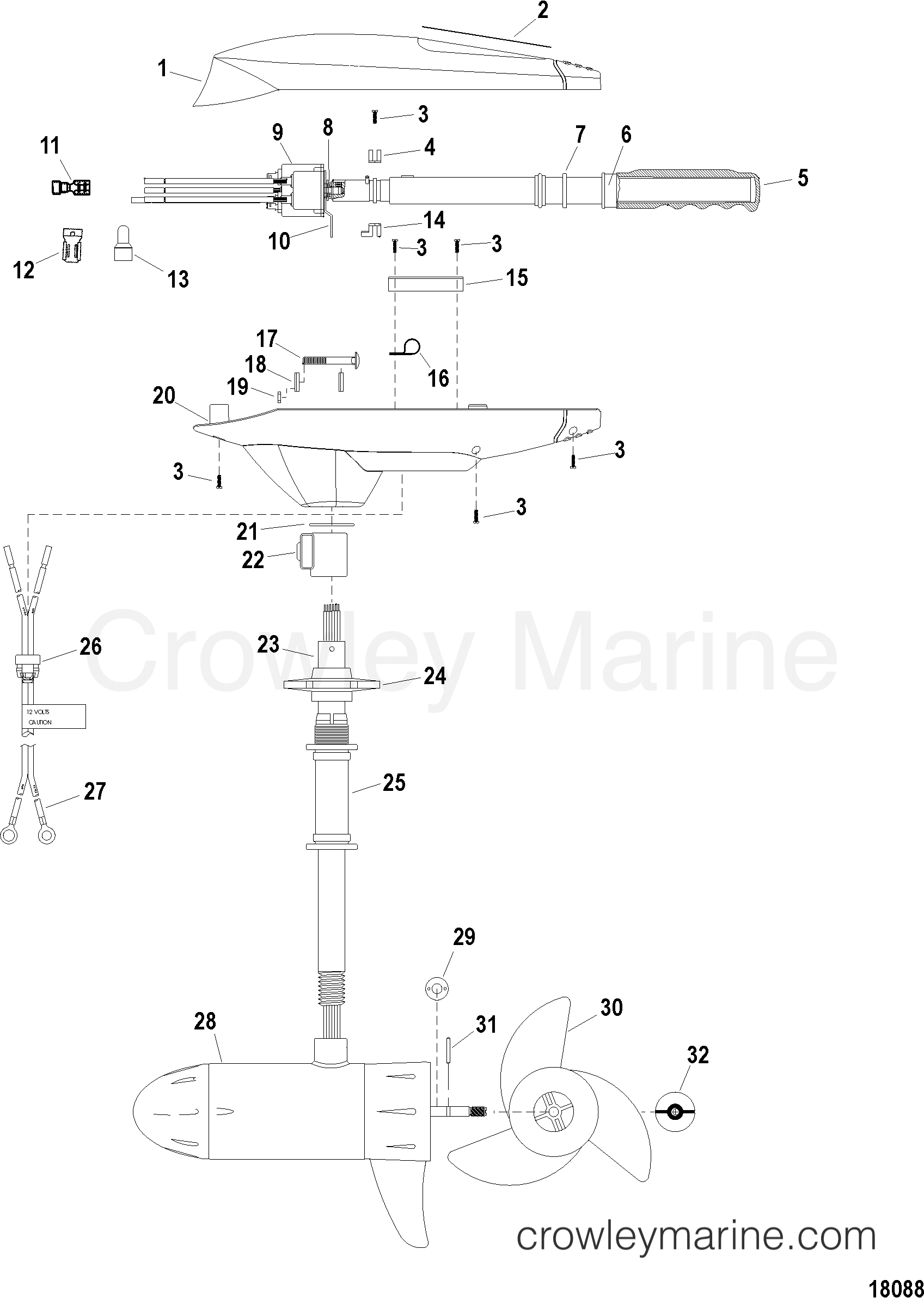 motorguide xi5 parts diagram