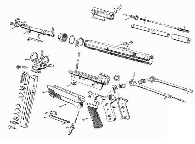 mp40 parts diagram