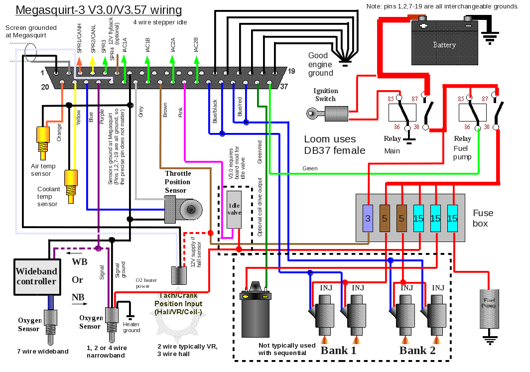 ms3x ls sequential wiring diagram