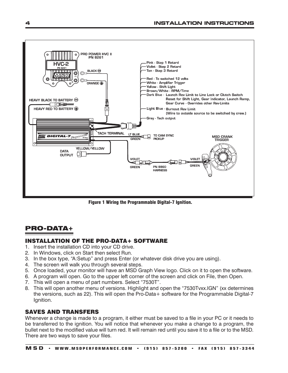 msd 6200 wiring