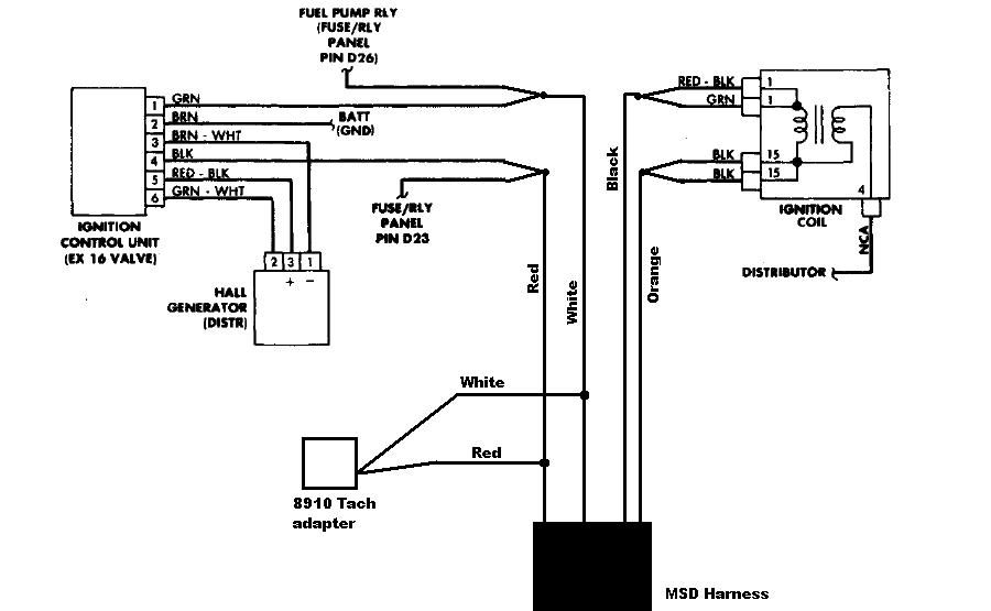 msd 6400 wiring diagram