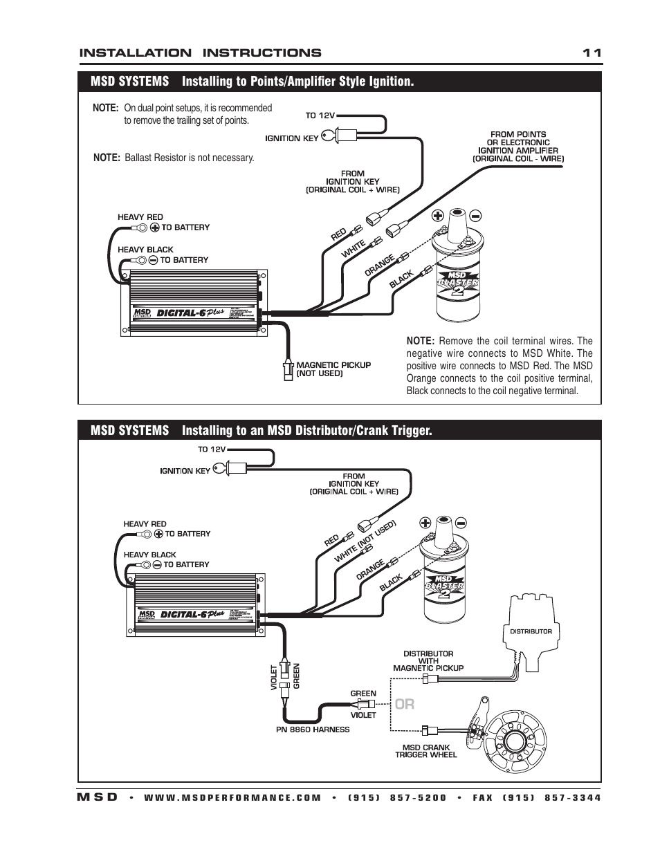 msd 6400 wiring diagram