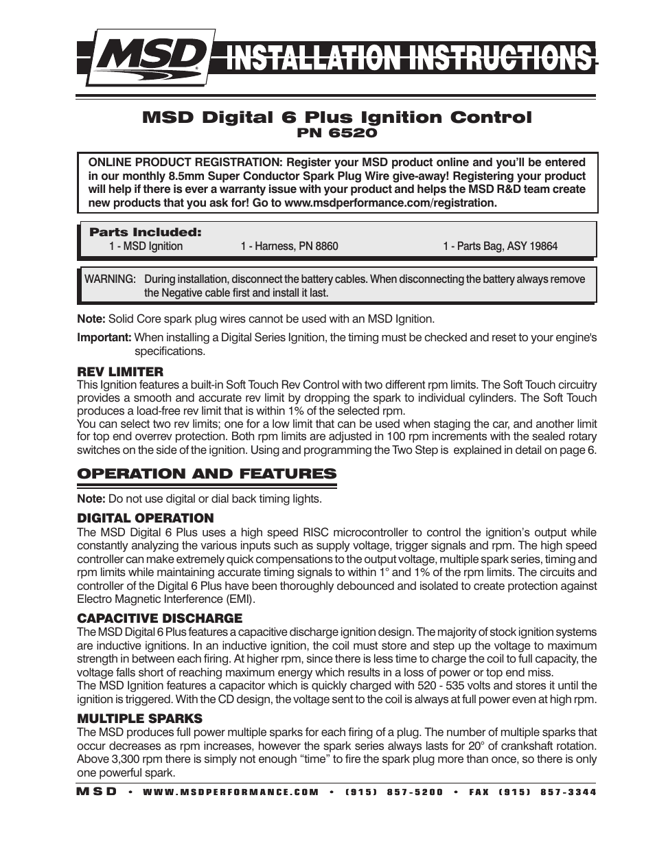 msd 6520 wiring diagram