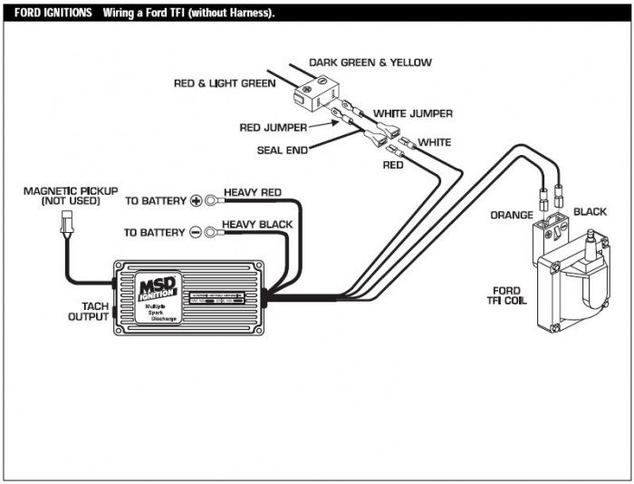 msd 6al ignition system for small block chevy wiring diagram