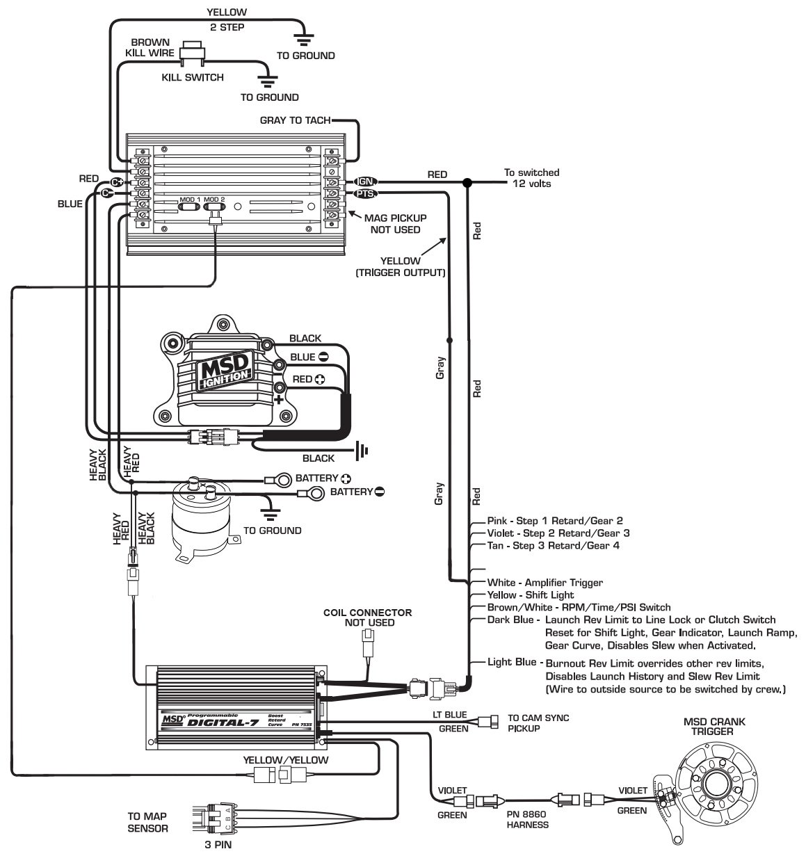 msd 7531 wiring