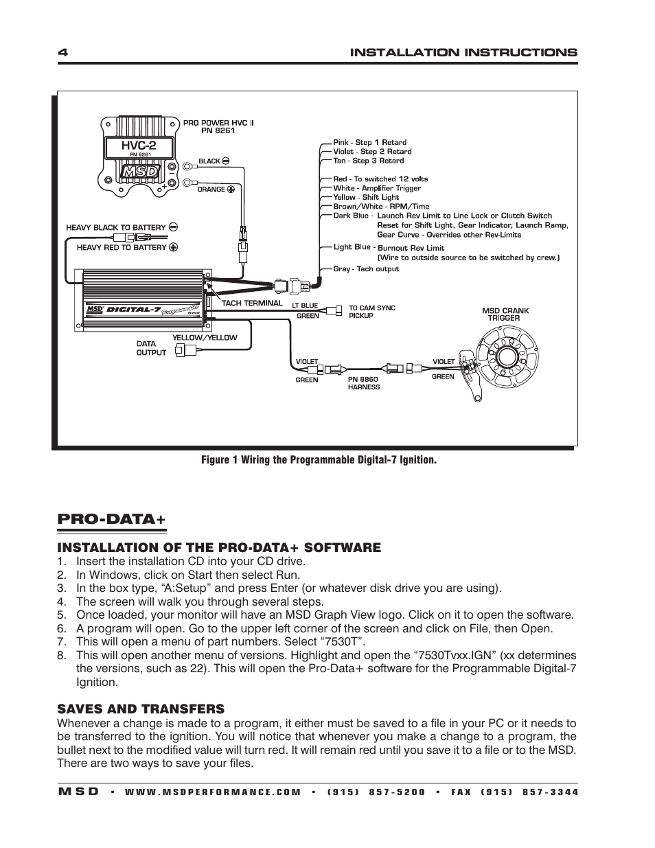 msd 7531 wiring diagram