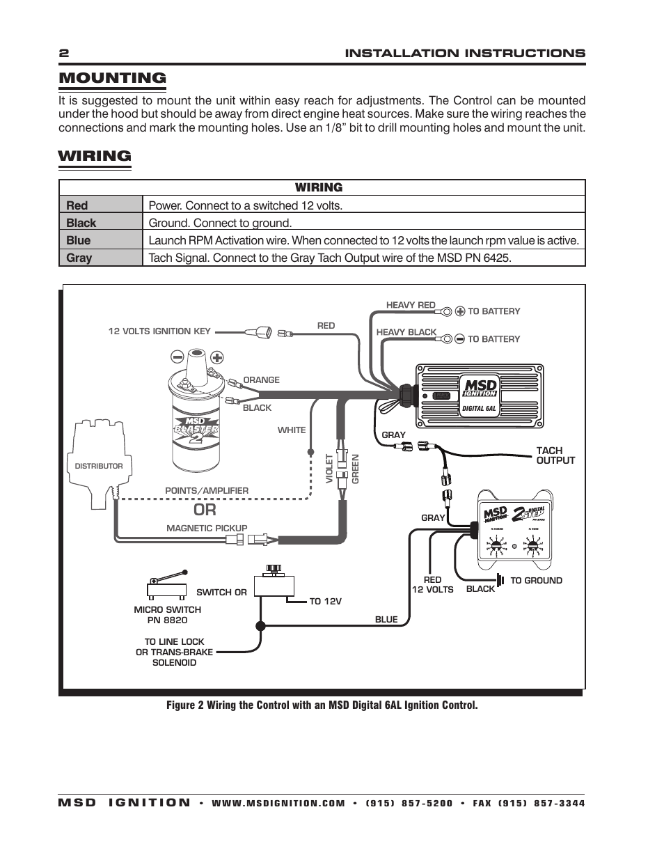 msd 7al 2 wiring diagram