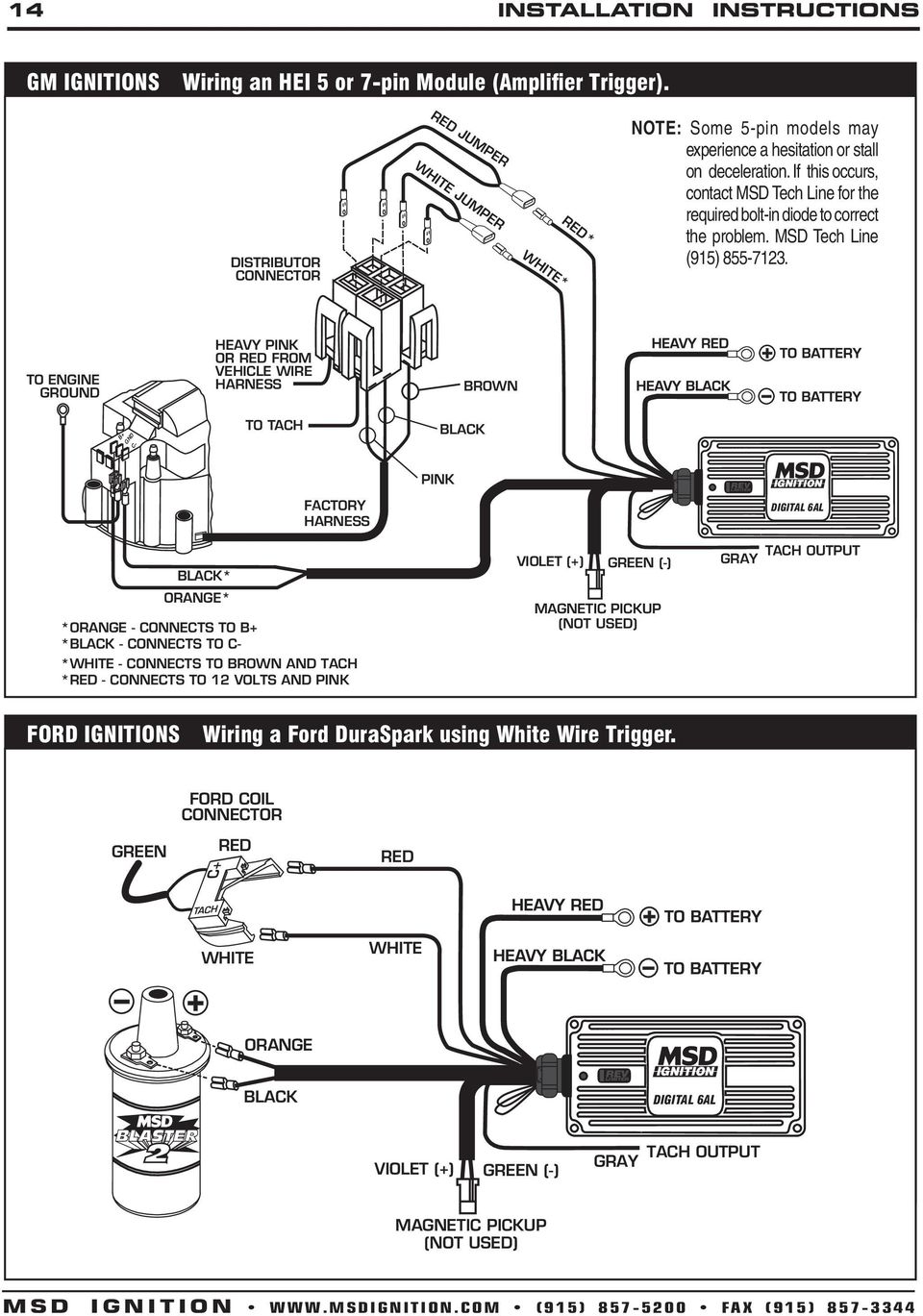 msd 8728 wiring diagram