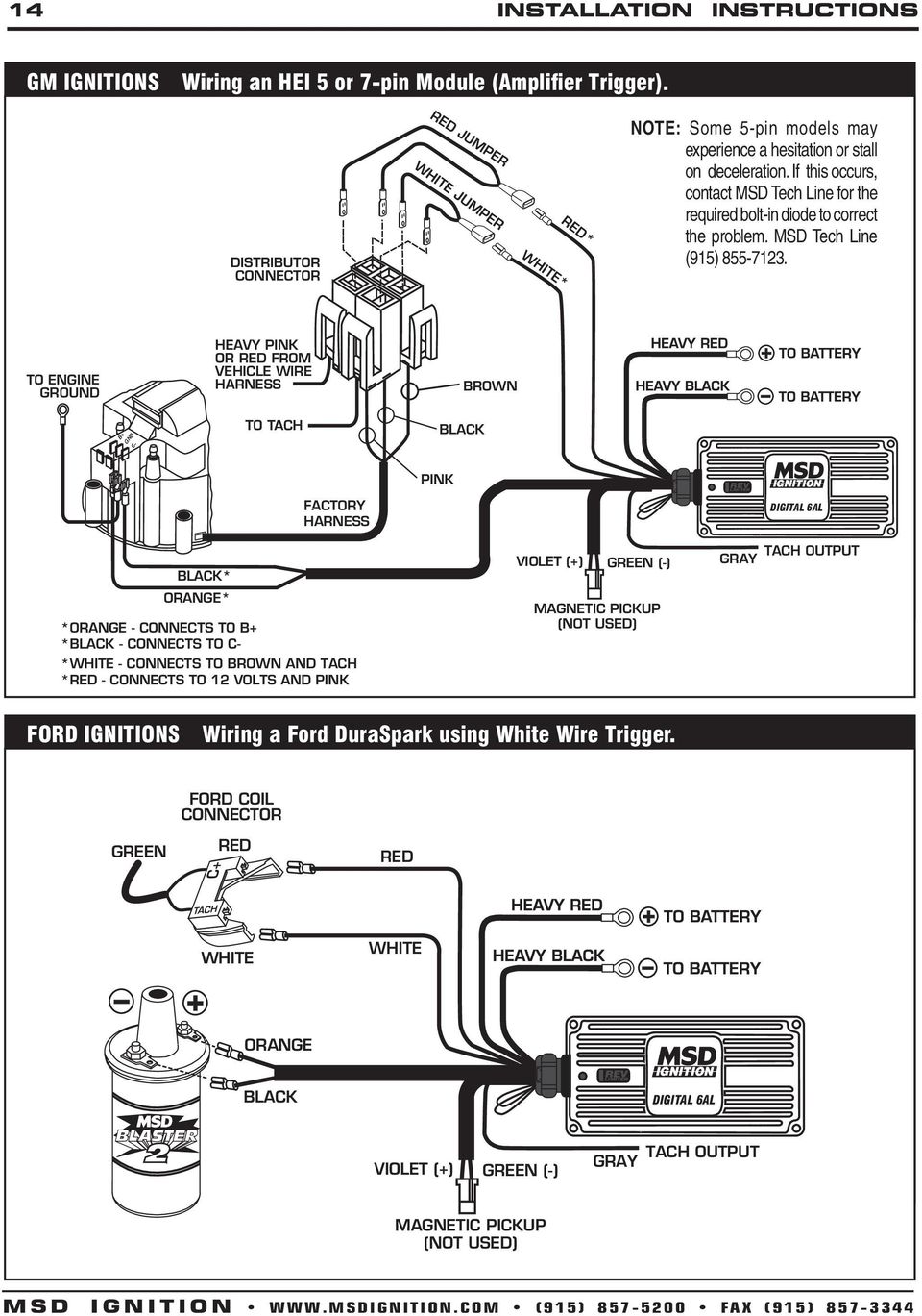 msd 8950 wiring diagram