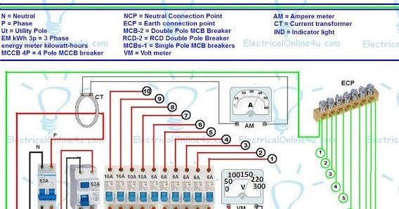 multi current romex wiring diagram from electrical panel