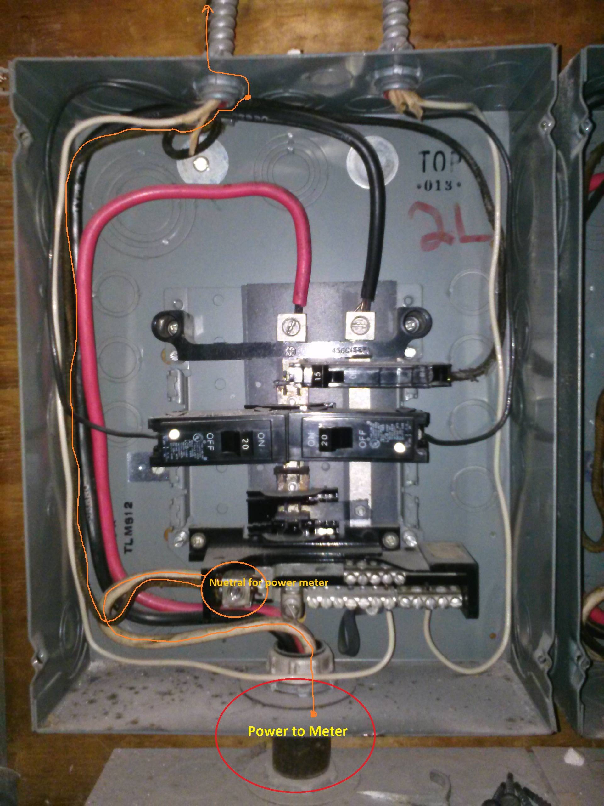 multi current romex wiring diagram from electrical panel