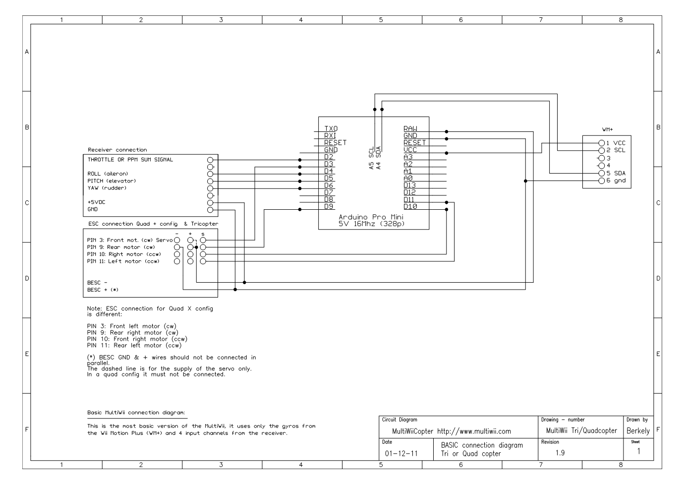 multiwii pro wiring diagram