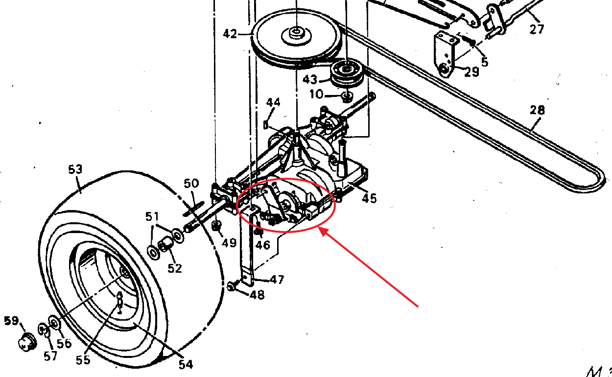 murray lawn mower belts diagram