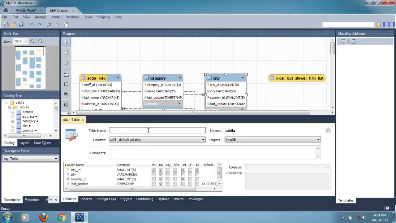 mysql eer diagram