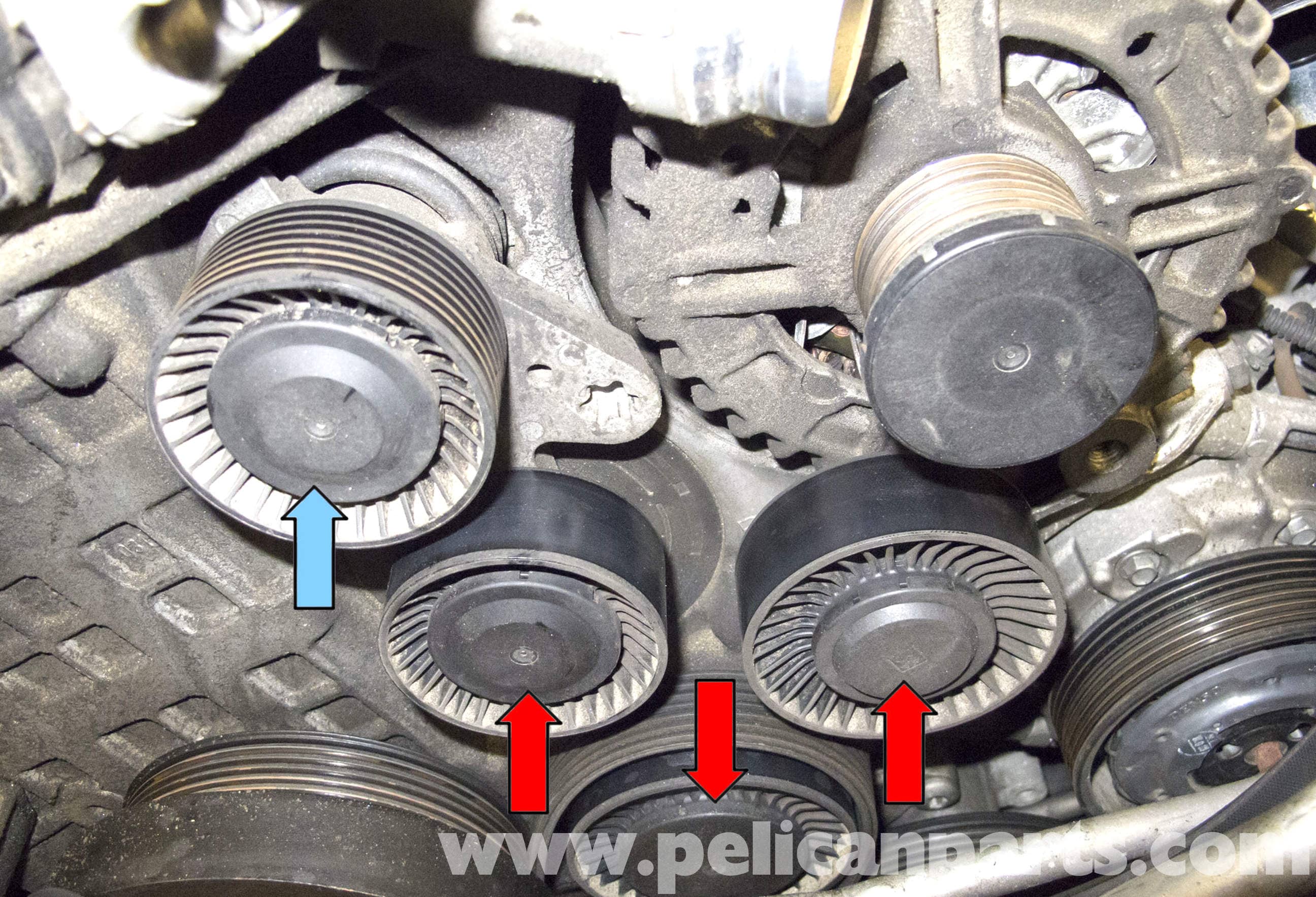 n54 serpentine belt diagram