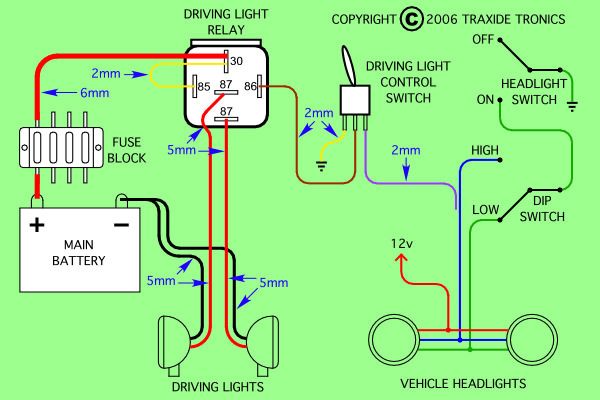 narva 5 pin relay wiring diagram