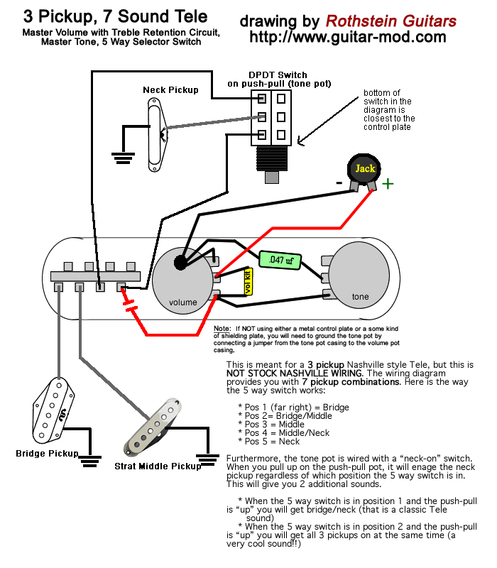 nashville tele wiring