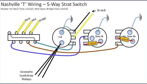 nashville telecaster wiring diagram