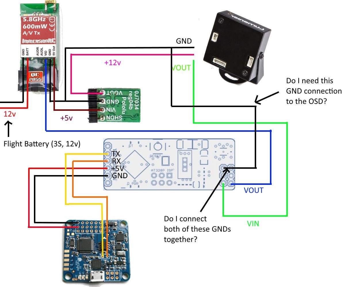 naze32 rev5 wiring