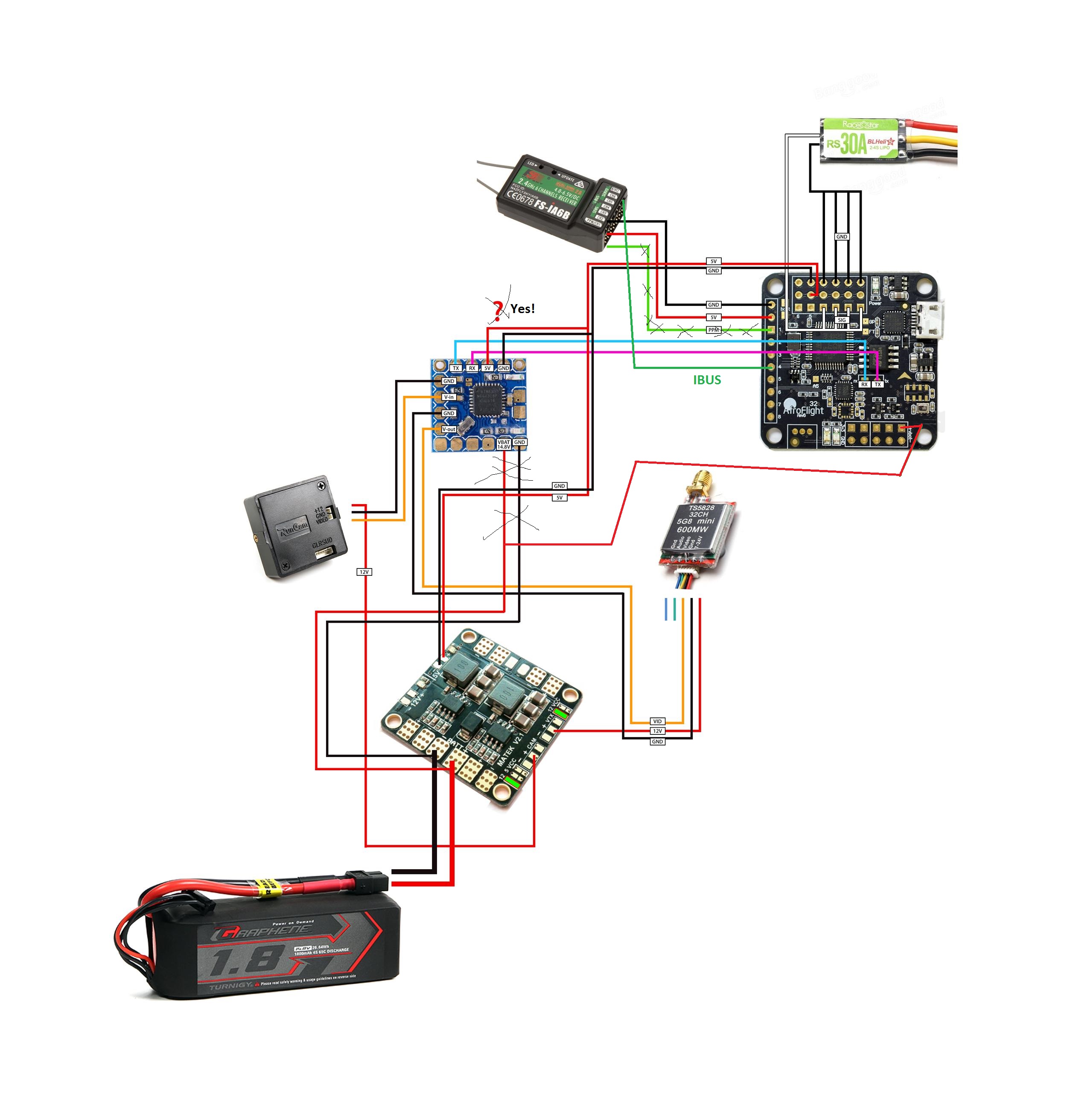 naze32 rev5 wiring