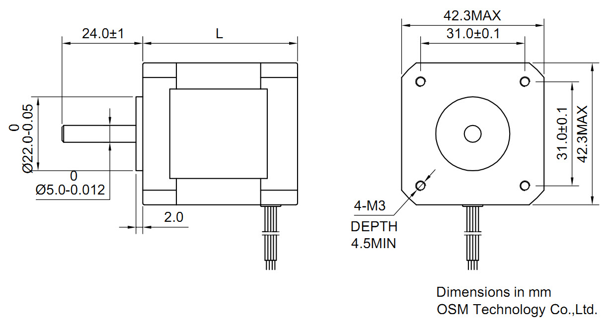 nema 17 stepper motor wiring diagram