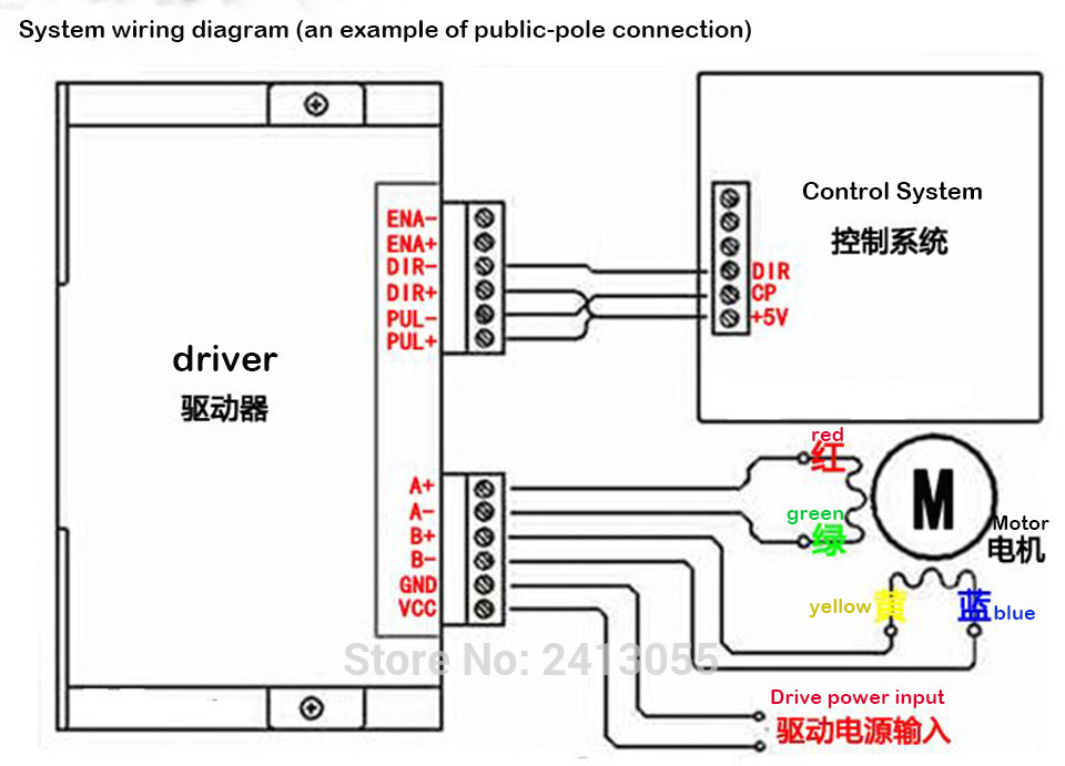 nema 17 stepper motor wiring diagram
