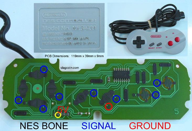 nes controller wiring diagram