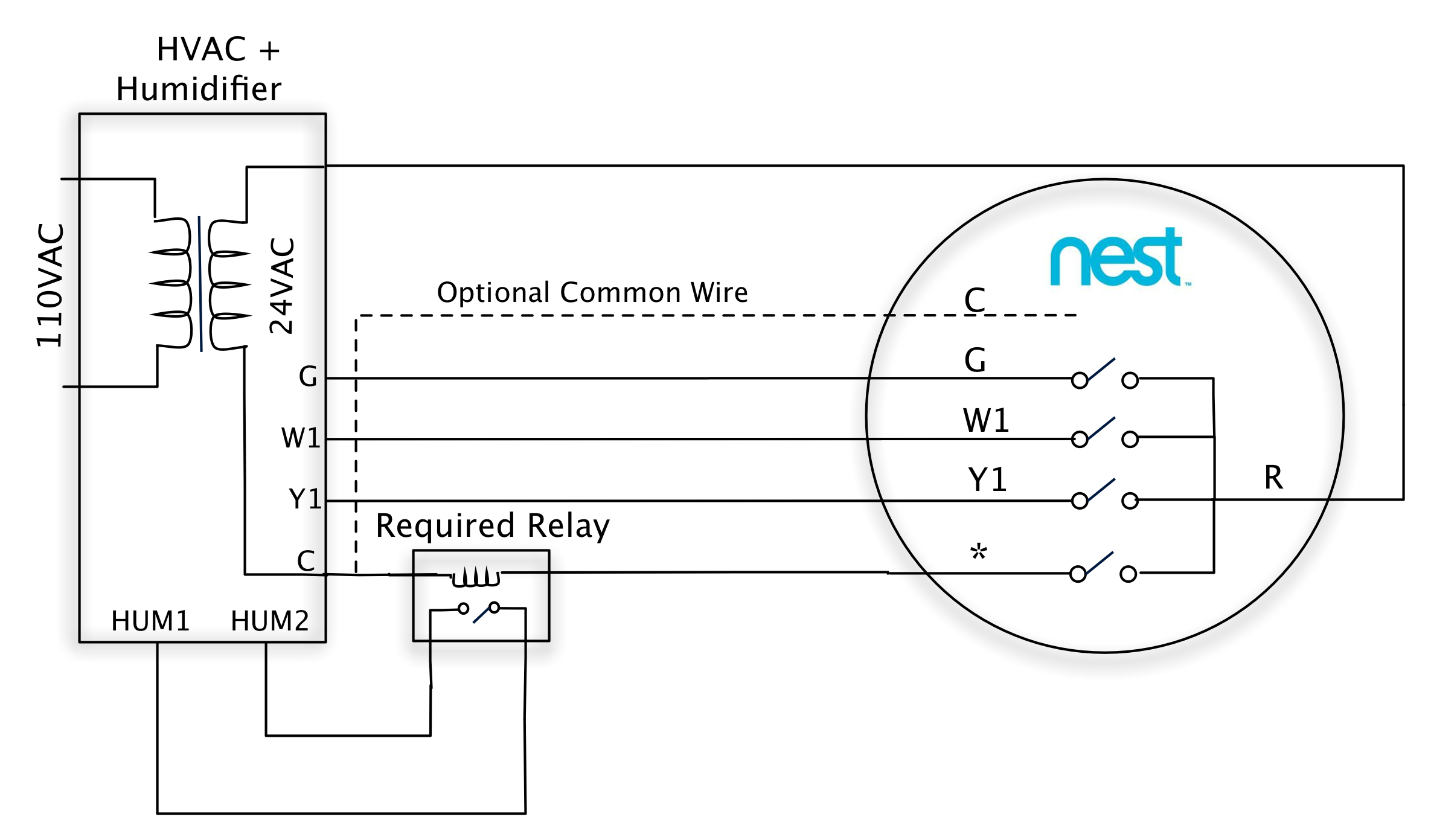 nest wiring diagram for trane airconditioner