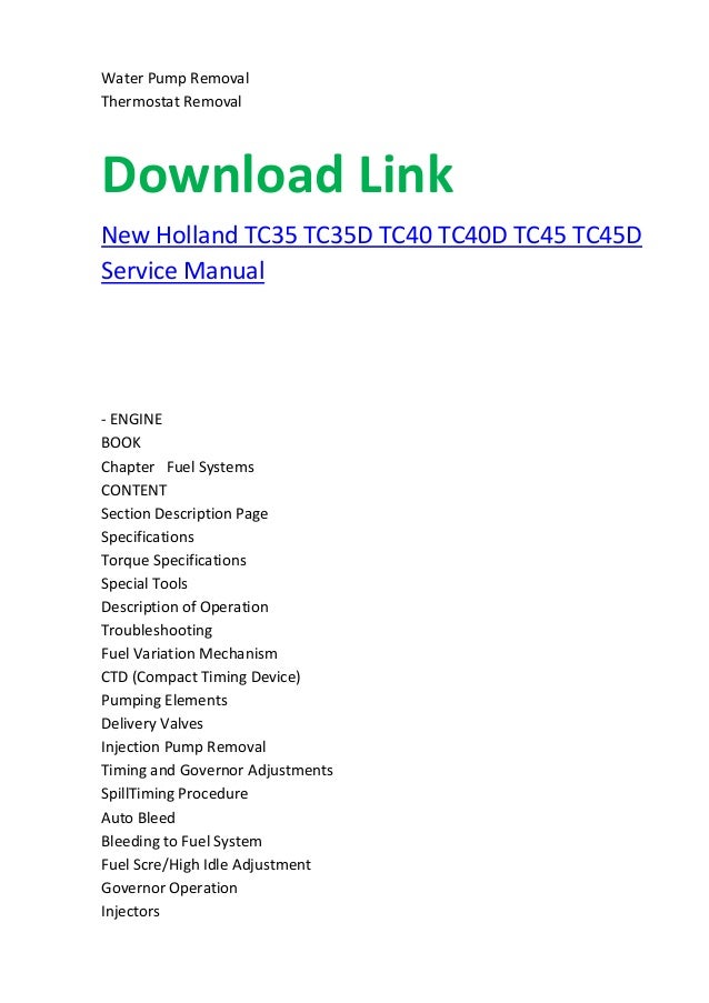 new holland ls 35 pto wiring diagram