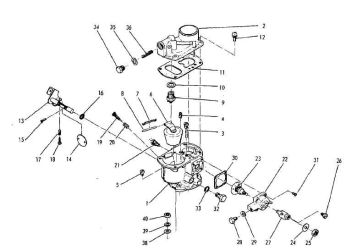 nikki 6100 carburetor diagram