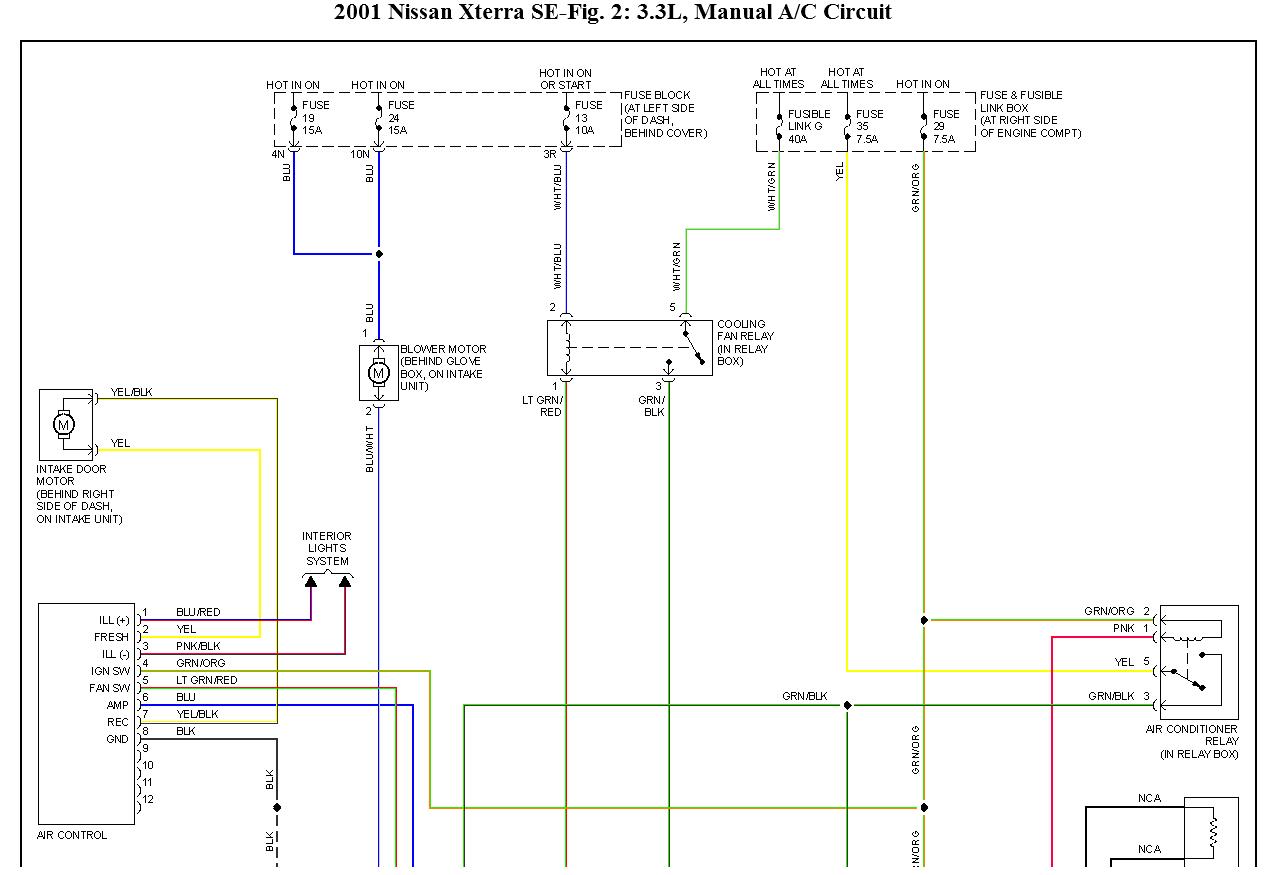 nissan 4.0 ac condenser fan wiring diagram
