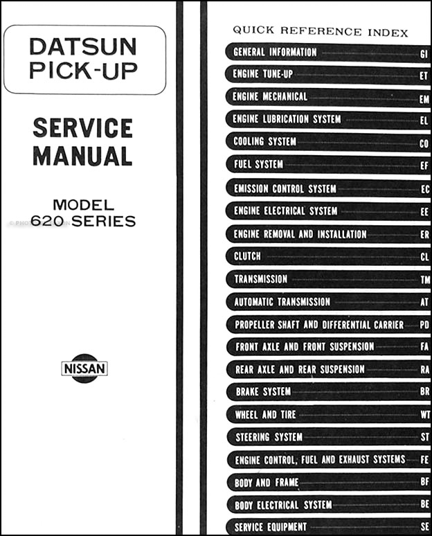 nissan 720 carburetor diagram