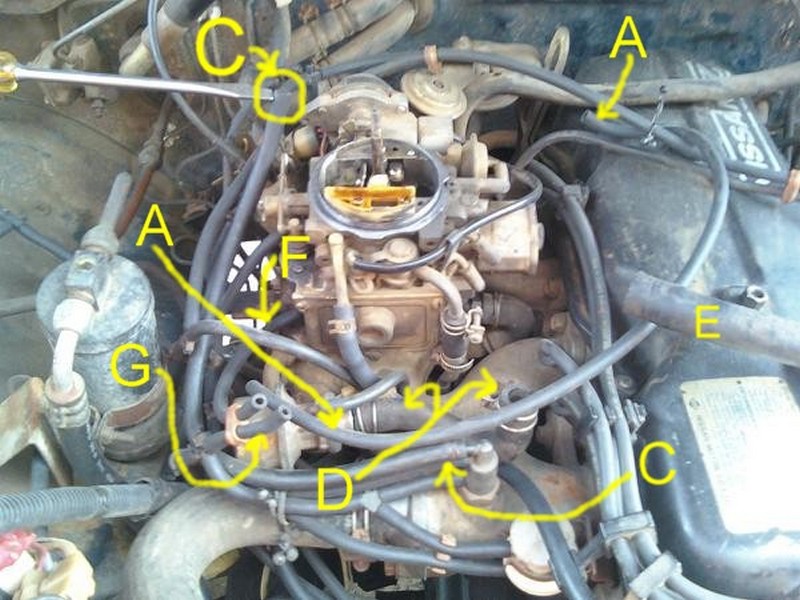 nissan 720 carburetor diagram