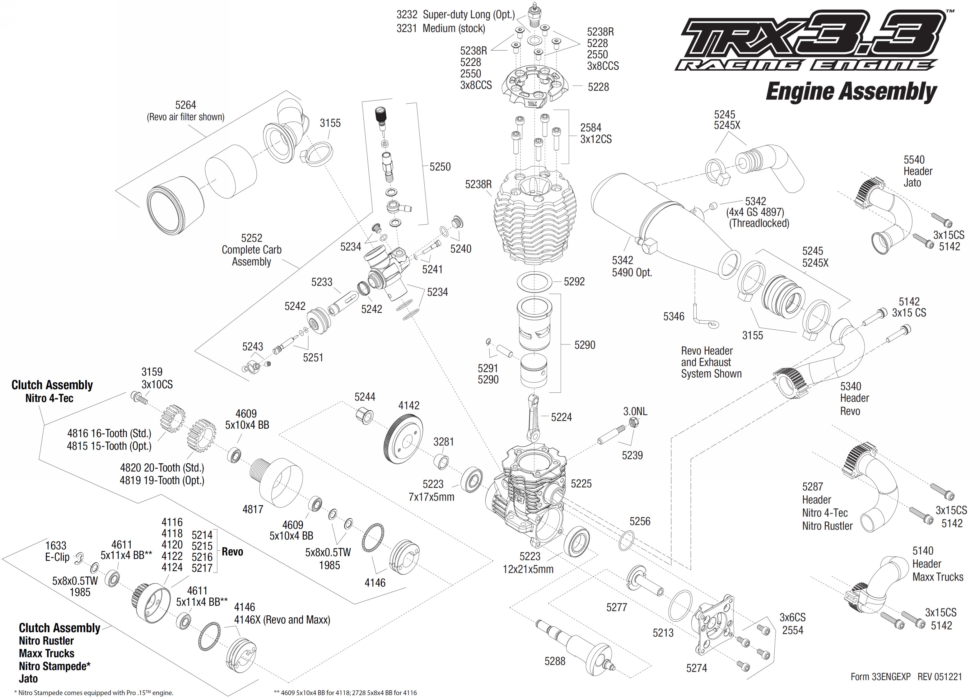 nitro rustler parts diagram