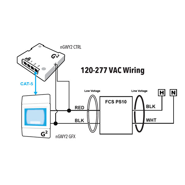 nlight controls wiring diagram normal / emergancy relays