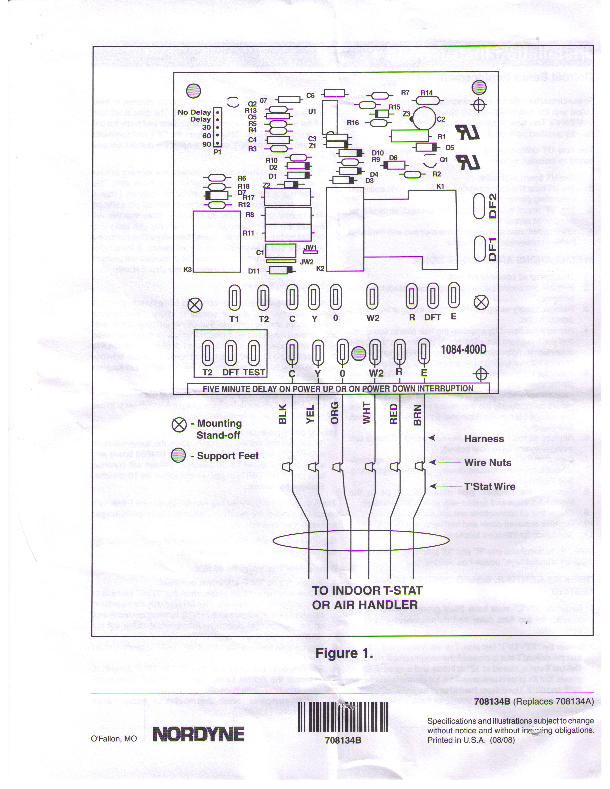 nordyne 624-625a wiring diagram