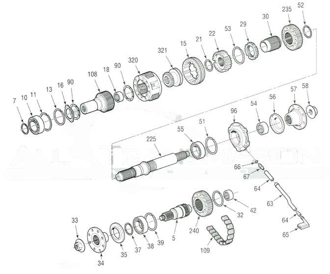 np261 transfer case diagram