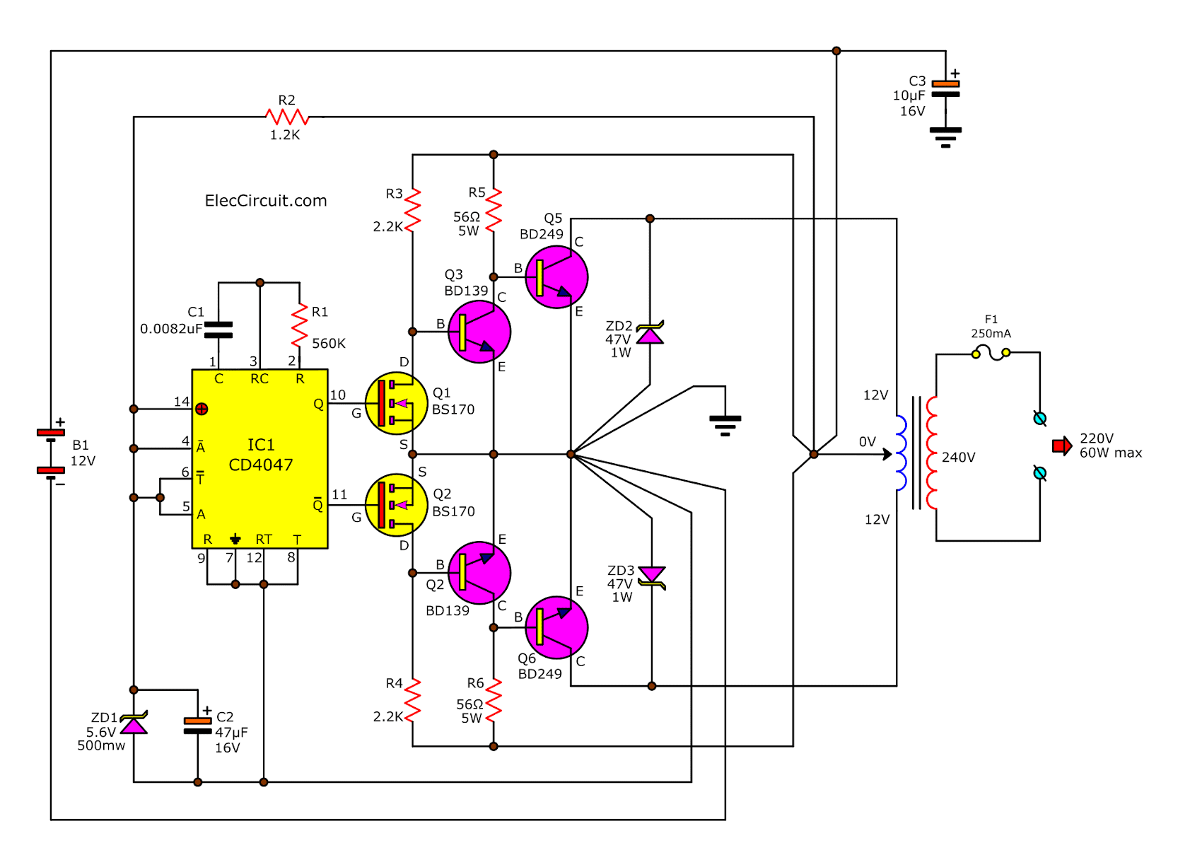npower 1000w inverter wiring diagram