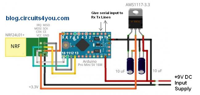 nrf24l01 wiring