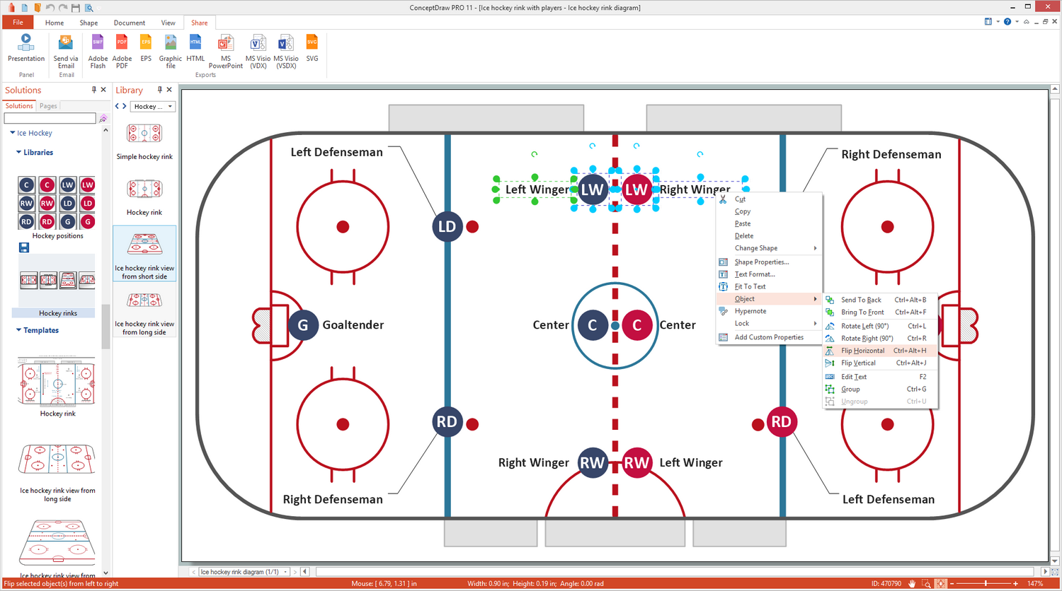 offsides in hockey diagram