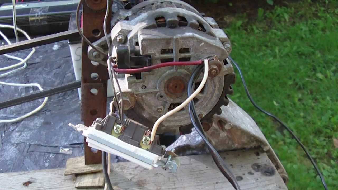 old gm alternator wiring diagram has a f and an r