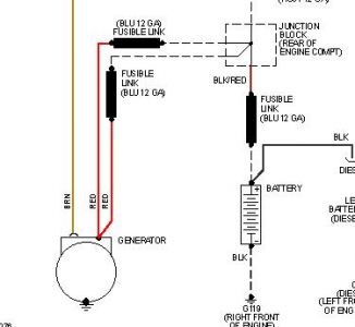 old gm alternator wiring diagram has a f and an r