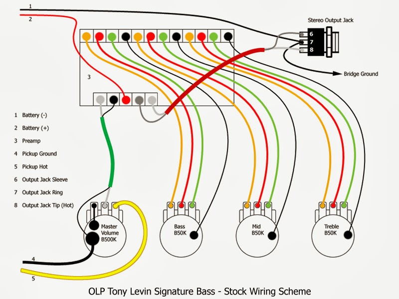 olp bass wiring diagram