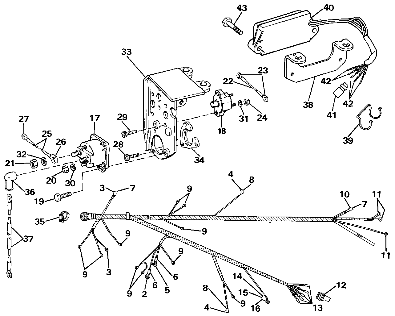 omc 4.3 wiring diagram