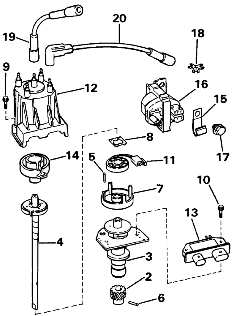 omc 7.5l distributor wiring diagram