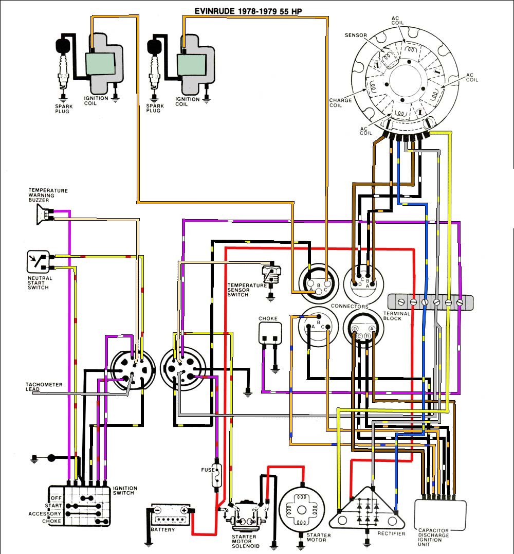 omc distributor wiring diagram