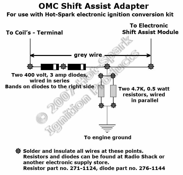 omc distributor wiring diagram